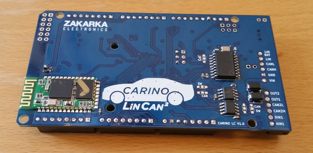 CARINO LC - Arduino compatible CAR hacking platform with CAN and LIN bus